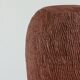 Vintage mid-century brutalist sgraffito ceramic vase