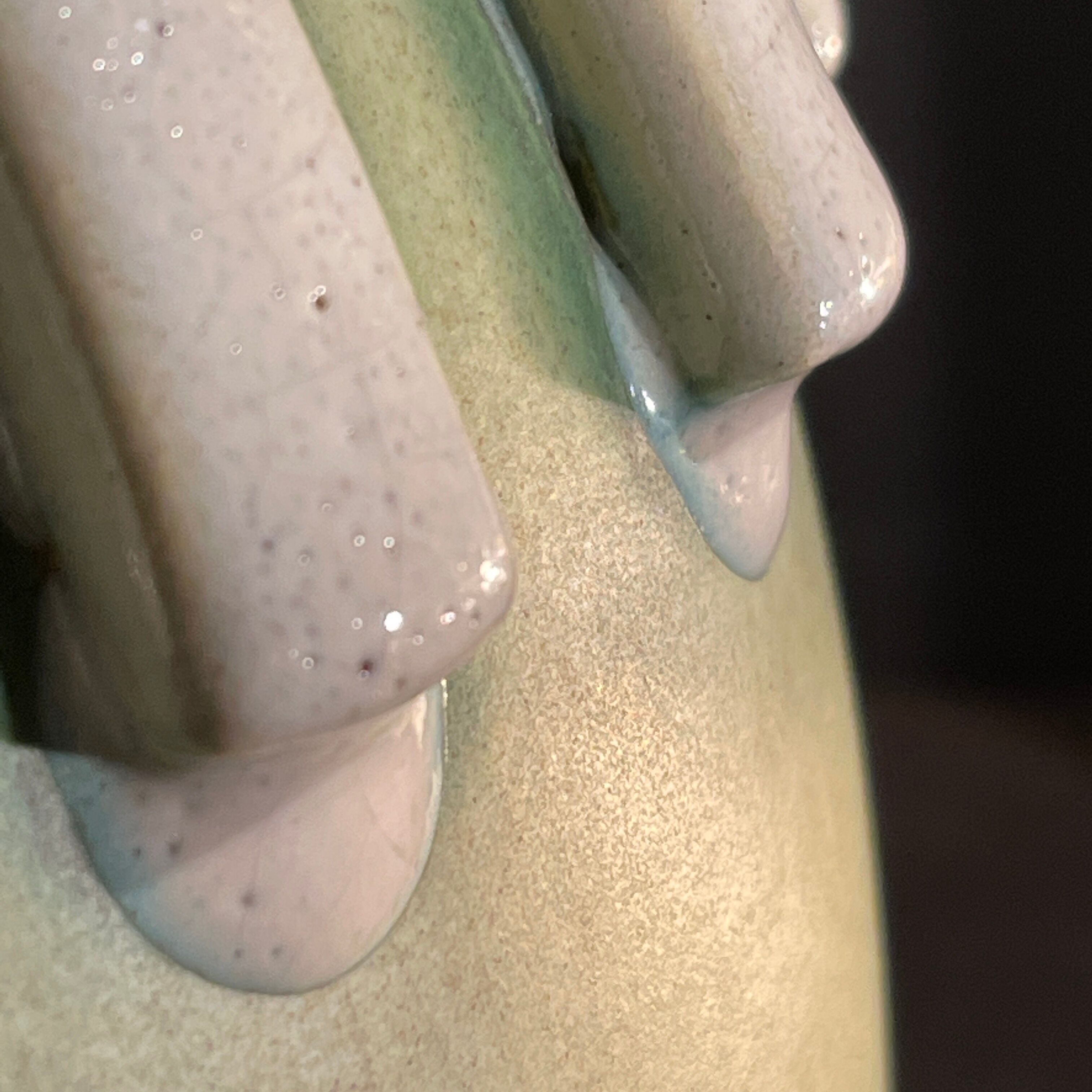Sandstone vase by Ernest D'Hossche for Boch Frères Kéramis, BFK Studio d'Art, D3034