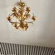6-light chandelier in gold metal
