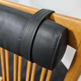 Rocking-chair en teck vintage par Jakob Kjaer