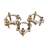 3 bougeoirs design années 70