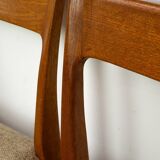 Set of 4 Teak and Wool Dining Chairs by Swegards, Sweden, 1960s