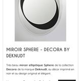 Modern designer mirror