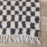 Handmade wool Berber rug 256x150 cm