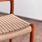 Chaises danoises modèle 84 par Niels O. Møller en teck