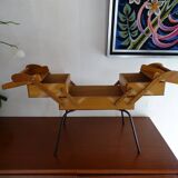 Vintage wood standing worker