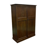 1930s English oak cabinet