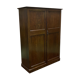 1930s English oak cabinet