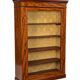 Late 19th century mahogany shop display cabinet.