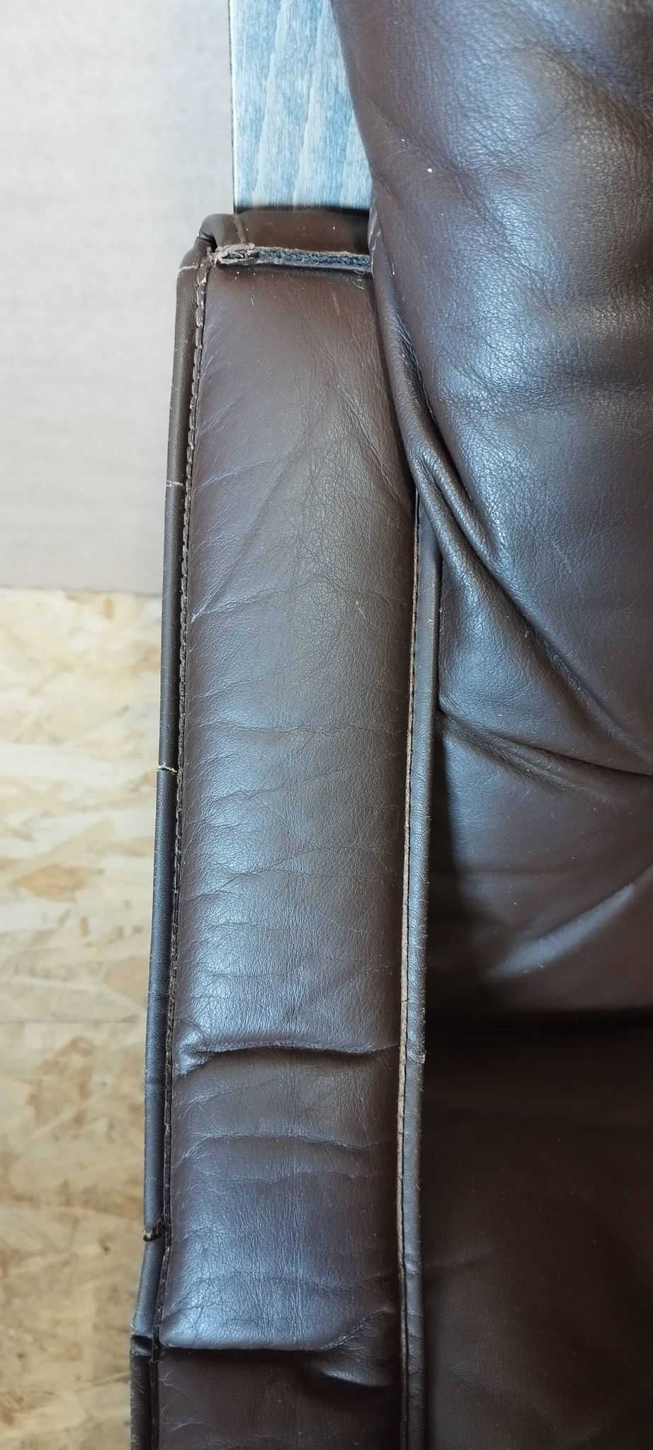 Fauteuil en cuir Westnofa Siesta par Ingmar Relling, 1960