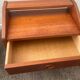 Pair of Scandinavian teak bedside tables from the 60s-70s