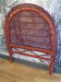 Tête de lit vintage en rotin l=110cm