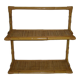Rattan wall shelf - 60s bamboo