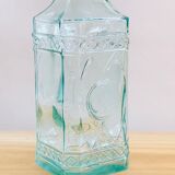 Vintage octopus glass decanter bottle