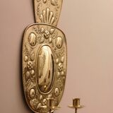 Mid Century Swedish Brass Sconce