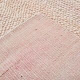 9x11 Pink & Beige Soft Wool Vintage Rug, 263x330Cm SK 33962