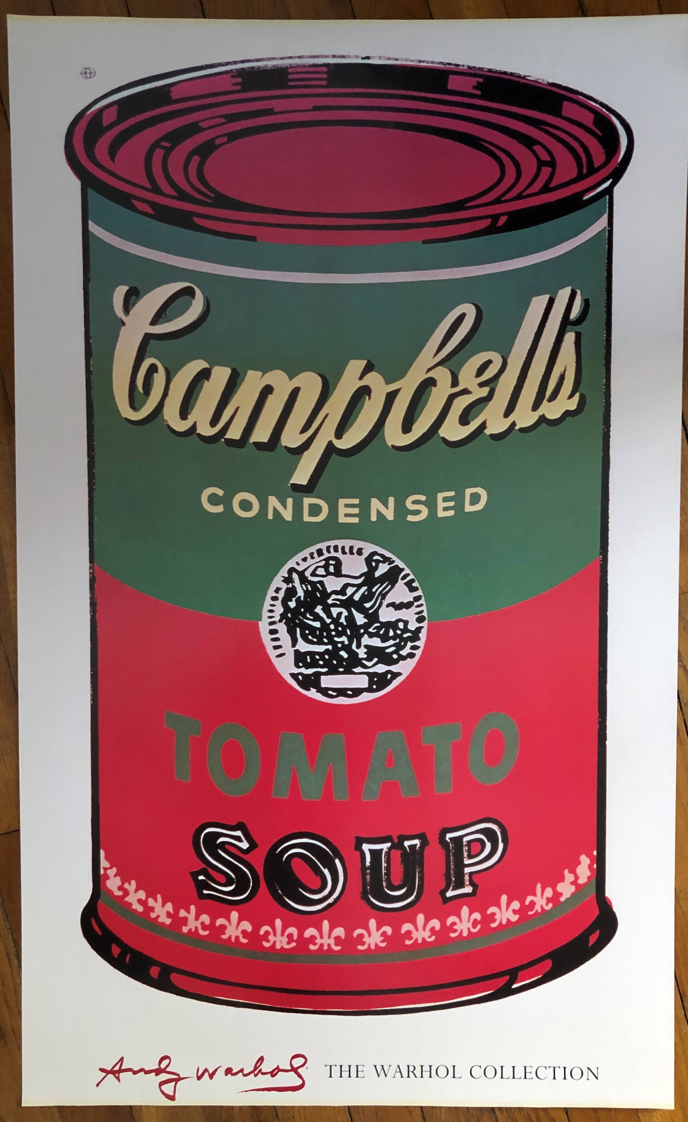 Poster Andy Warhol Campbells Tomato soup 100 x 60 cm
