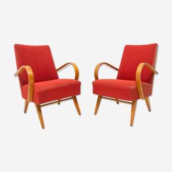 Pair of bentwood armchairs by Jaroslav Šmídek, 1960´s