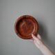 Vintage wooden ashtray, Scandinavian country decorative craft object