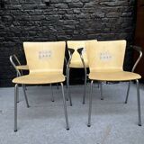 4 Fritz Hansen design chairs