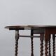 Petite table ancienne en chêne teinté noyer, Angleterre, XIXe siècle