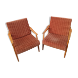 Pair of Scandinavian armchairs