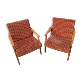 Pair of Scandinavian armchairs