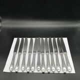 Series 12 entremets knives in silver metal reneka stainless steel blade