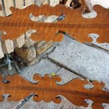 Armchair with straw seat