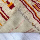 Berber henna handmade wool rug 280 X 170 CM