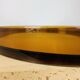 Round mirror Syla 710 amber rim, vintage 70's