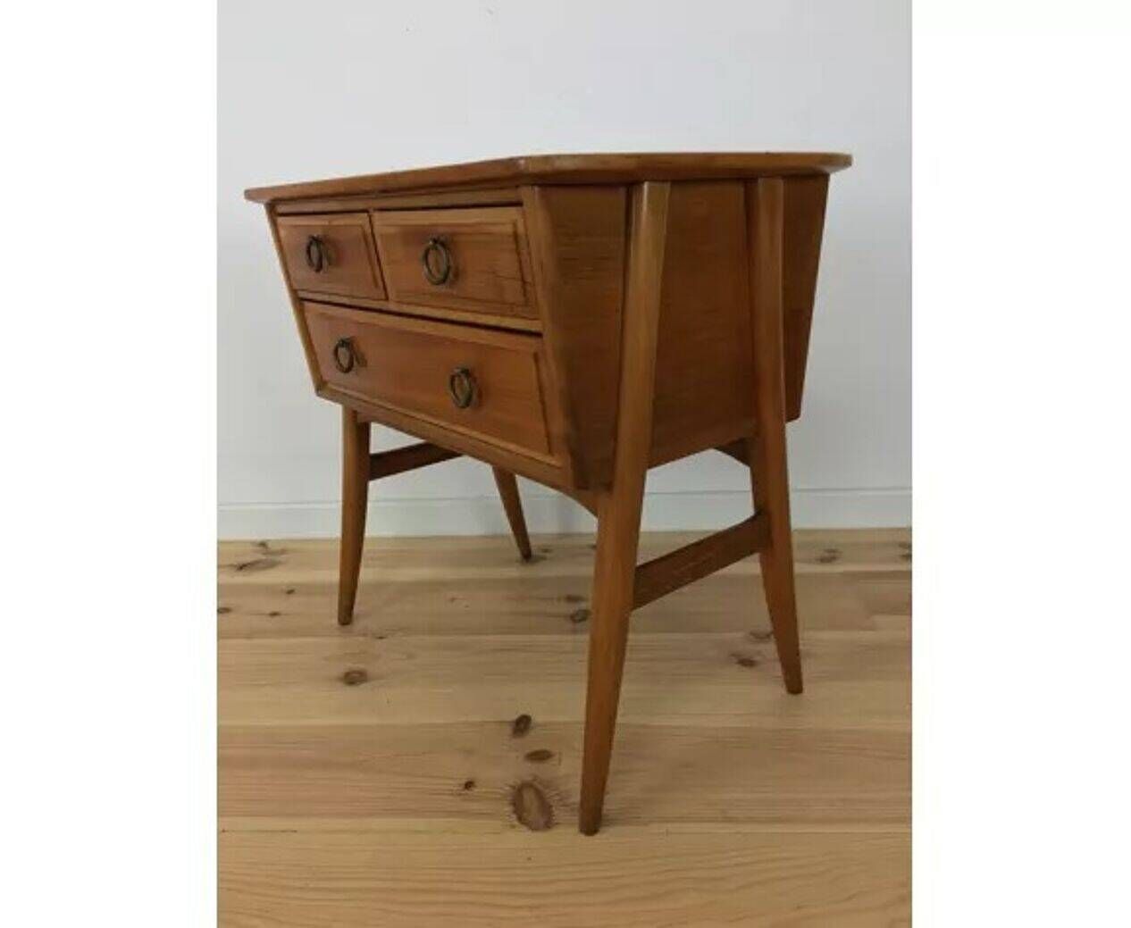 Scandinavian side table/commode, cabinetmaker's furniture, 1960s.