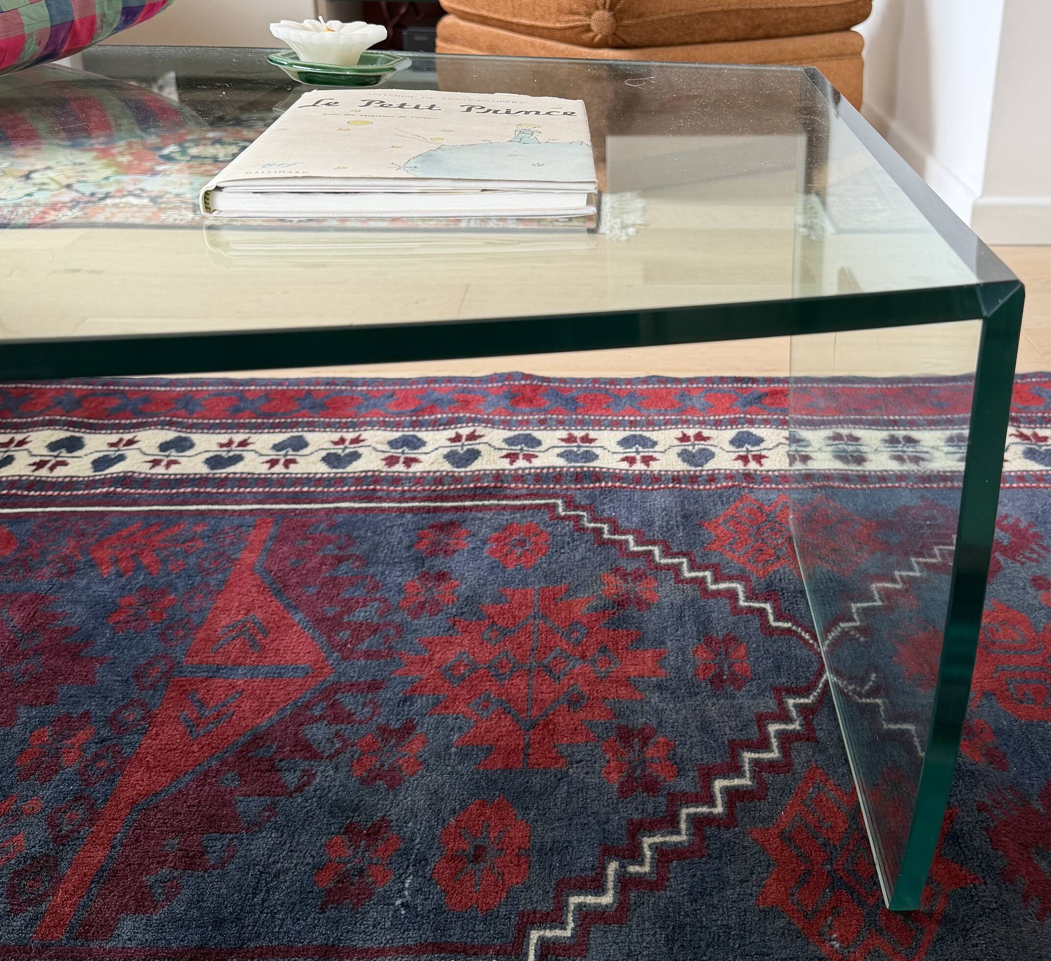 Roche-Bobois glass coffee table