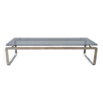Table basse vintage années 70 par Bernard Govin