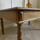 Large solid wood coffee table