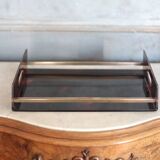 Plateau Maison Mercier imitant l'écaille de tortue, années 70