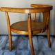 Children's chair in curved wood early 20th century