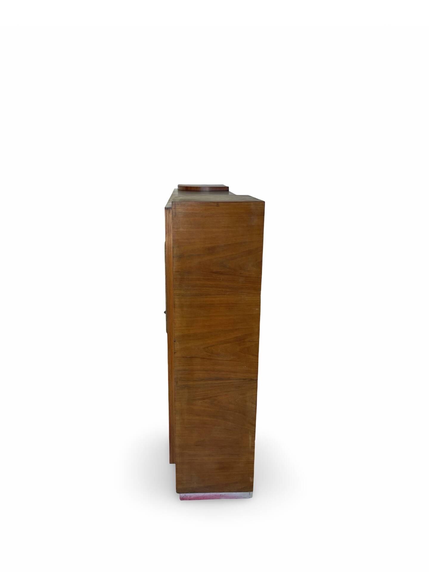 Striking Art Deco birch wood sideboard