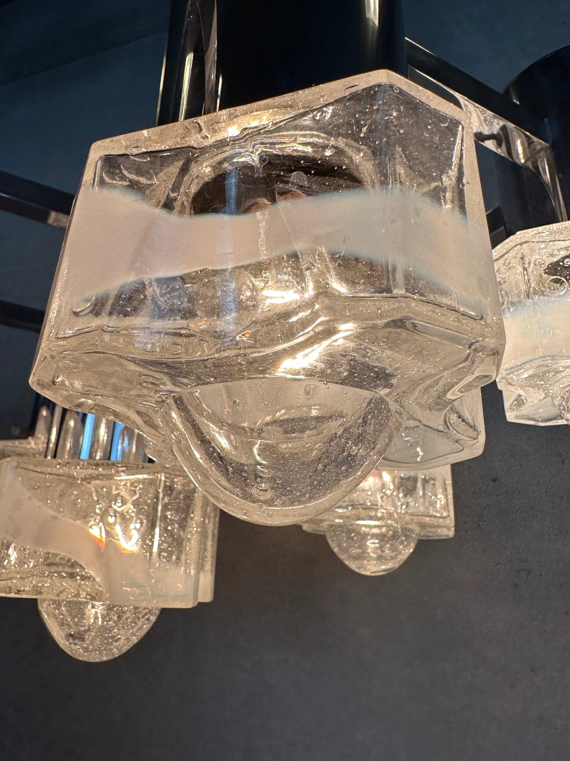 Chandelier vintage de design italien
