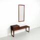 Kai Kristiansen bench and mirror rosewood Aksel Kjersgaard Denmark 1960