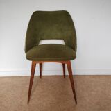 Chaise tonneau moumoute