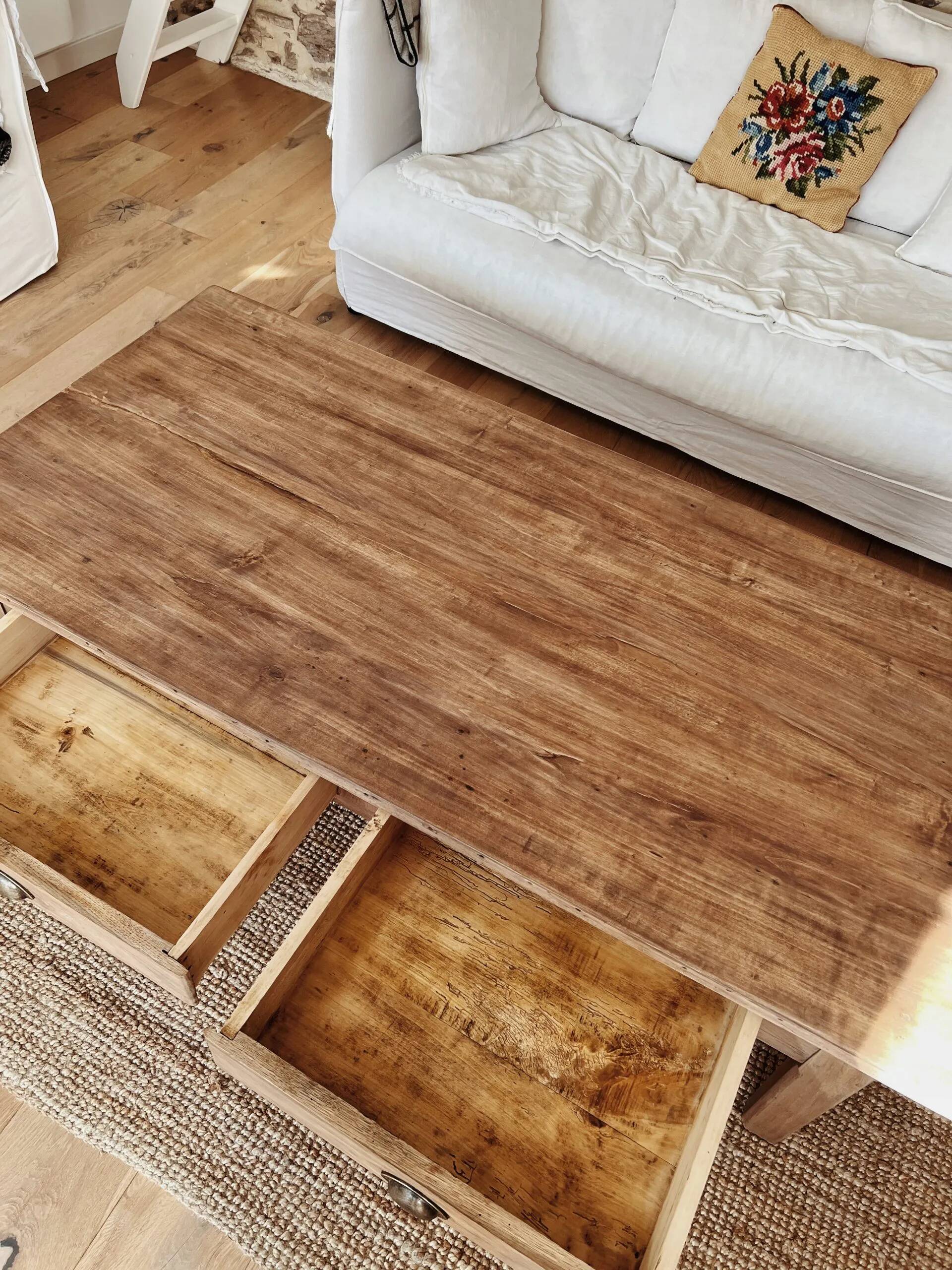 Renovated farmhouse coffee table