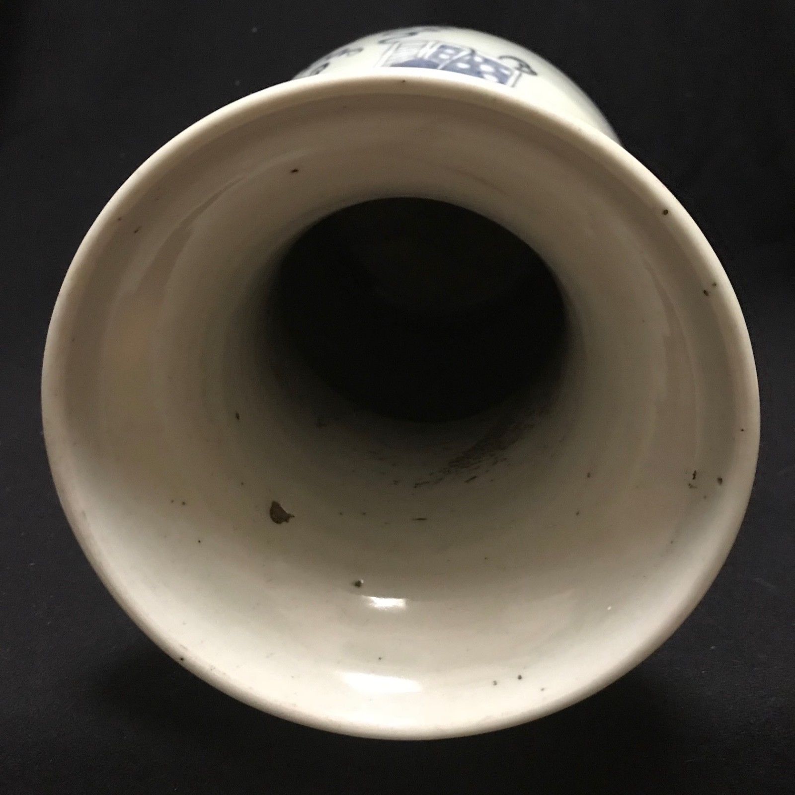 China white blue porcelain vase