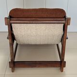 Scandinavian oak armchair, 1960s