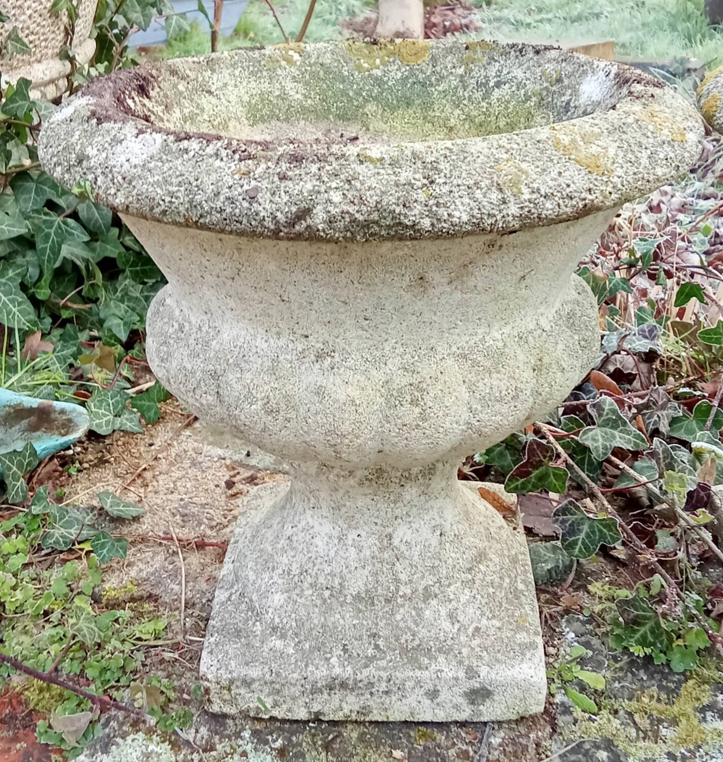 Pair of Medici vases in reconstituted stone