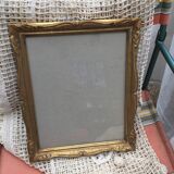Golden photo frame