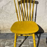 Mustard yellow Baumann chair