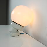 1960's Wall Lamp Porcelain and Glass, Czechoslovakia