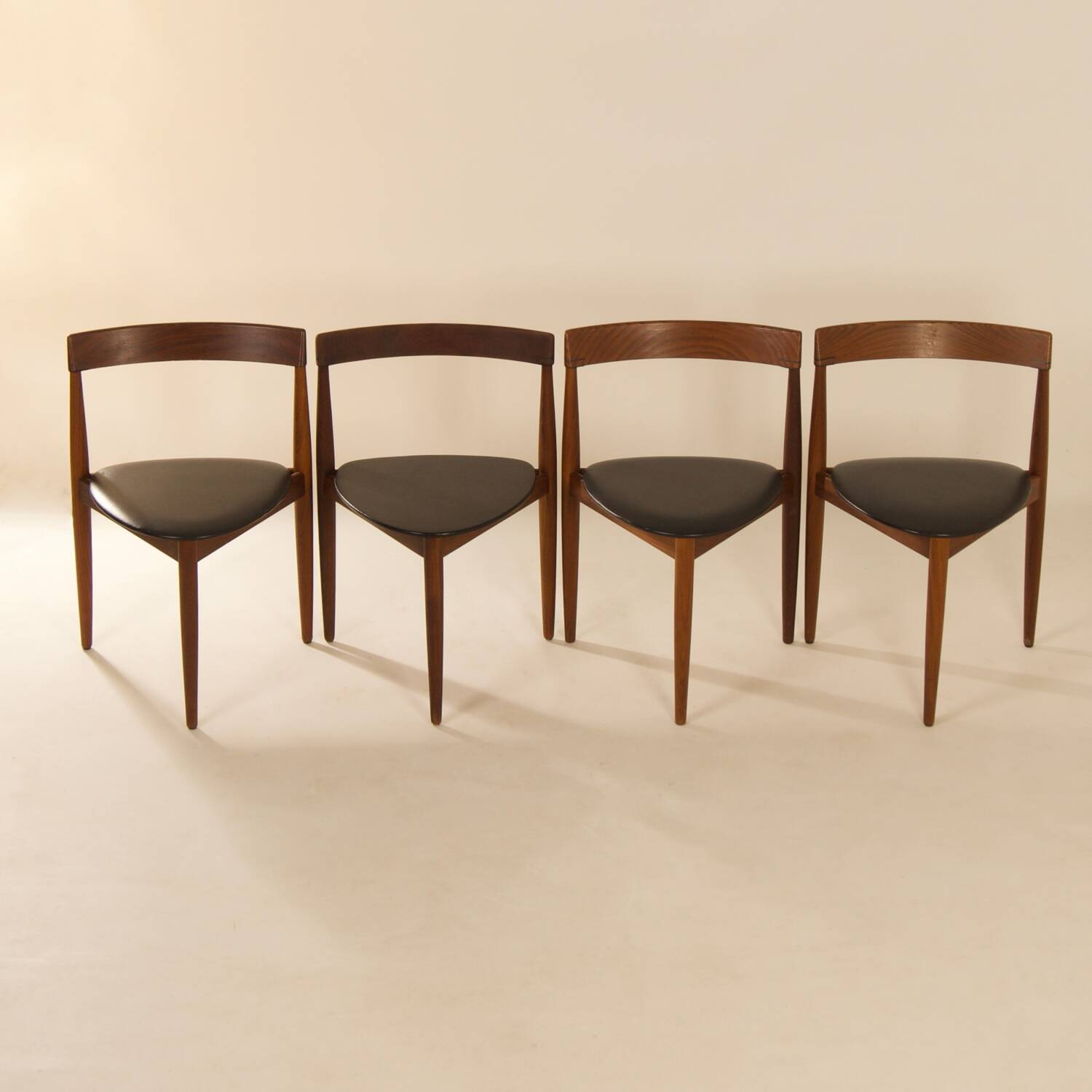 Roundette Dining Chairs by Hans Olsen for Frem Røjle, 1960s – Set of 4