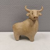 Beautiful ceramic bull Danish and from the 1970s-80s.